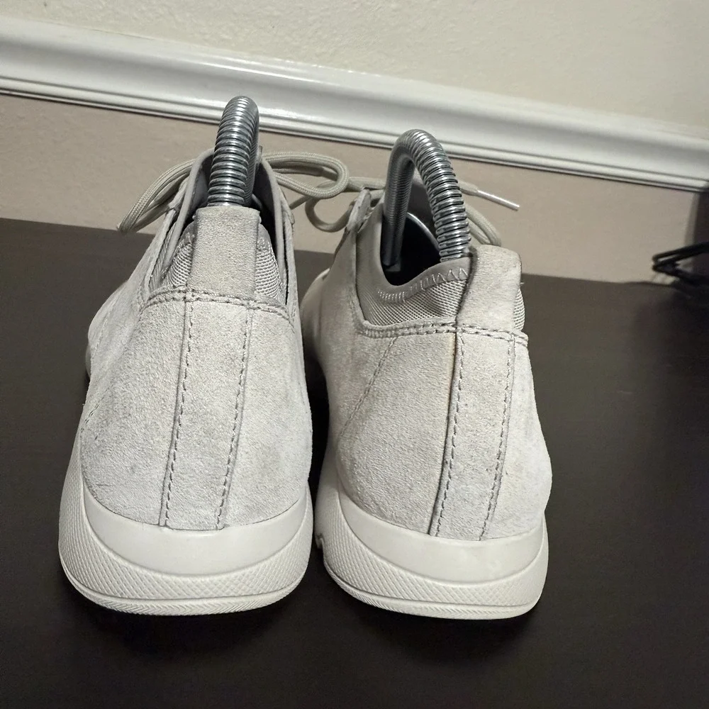 Dansko Audra Shoes Gray‎ Suede Leather Sneakers Size 39 EUR 8.5 / 9 Women's